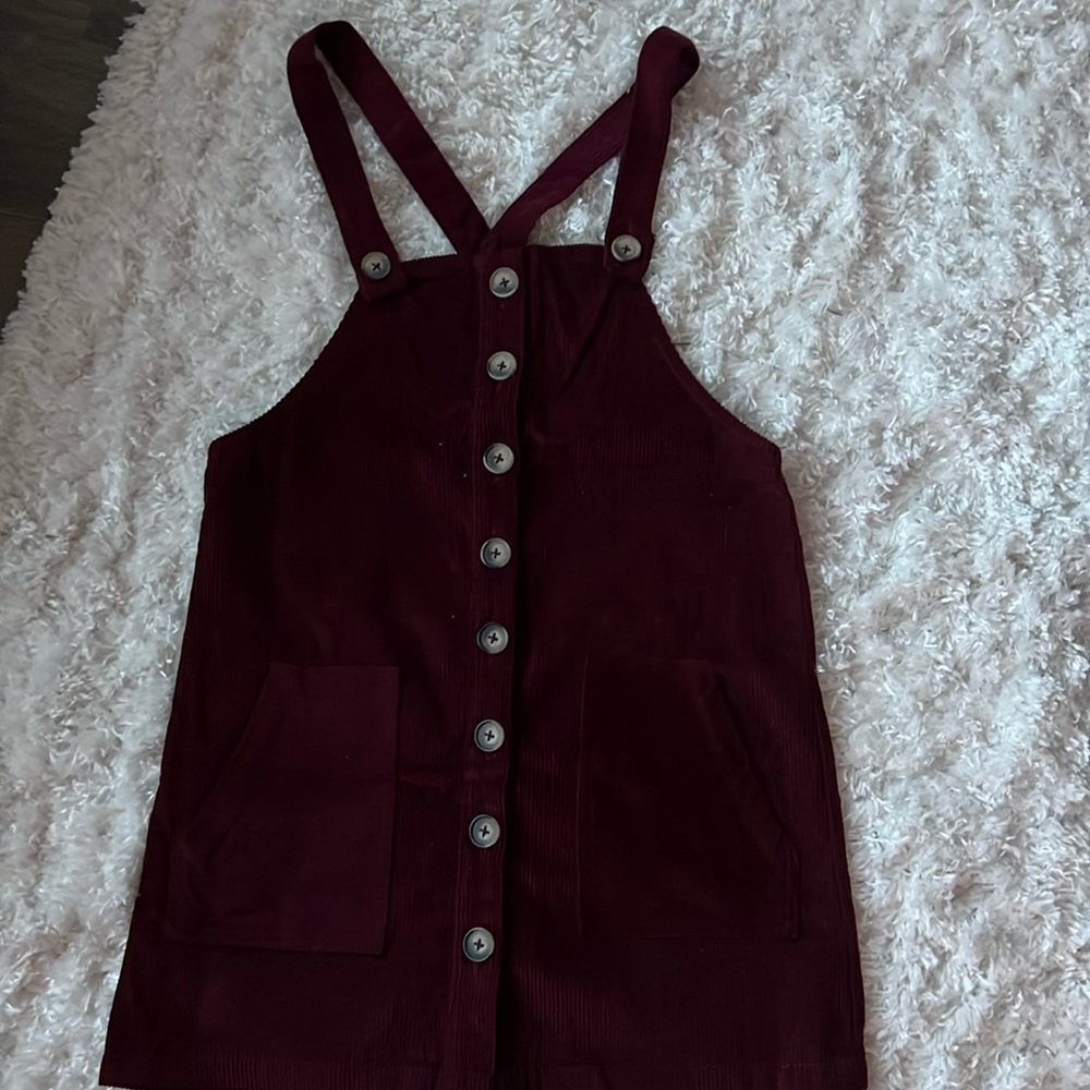 Derek Heart Corduroy Burgundy Dress Size Medium